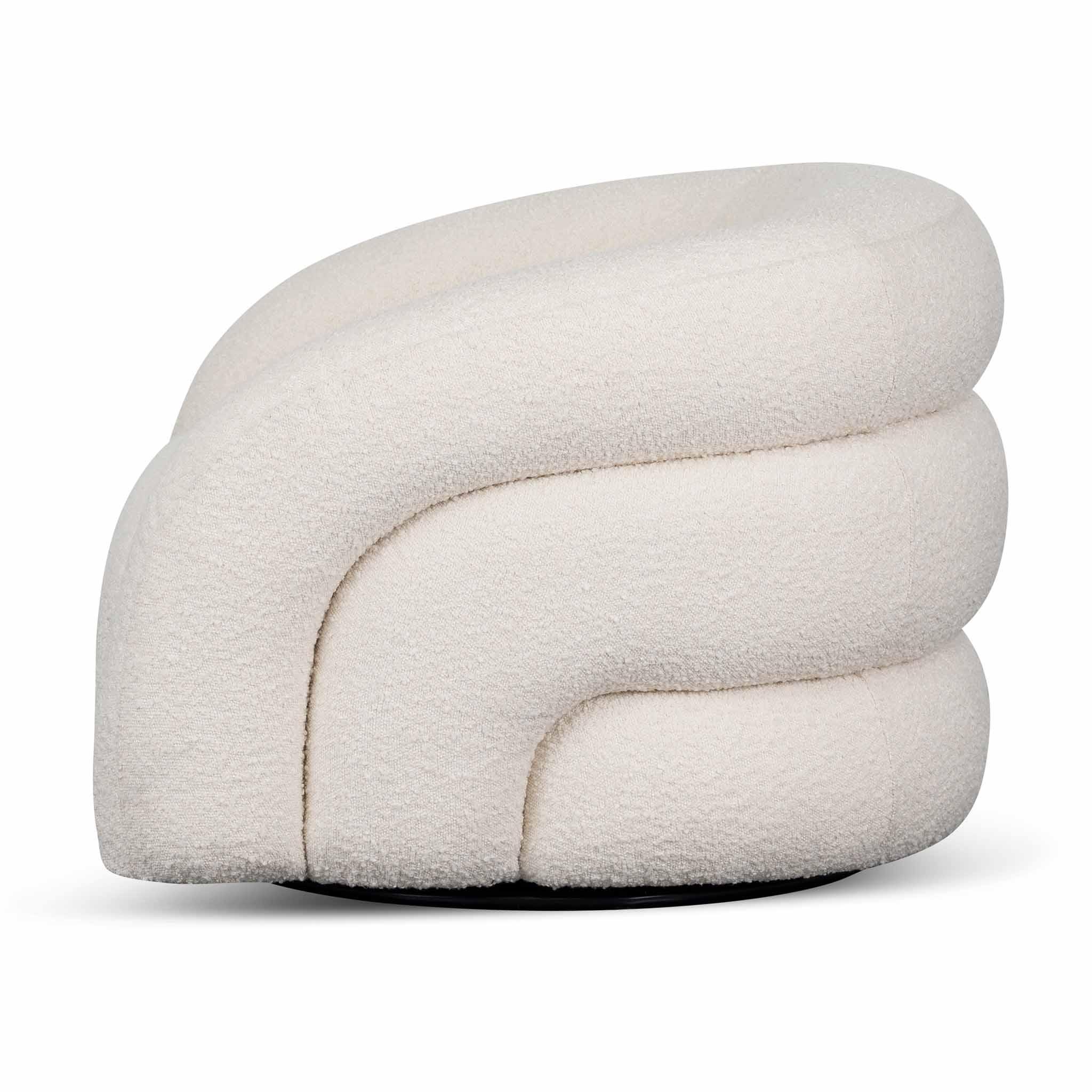 FC Armchair - Ivory White Boucle