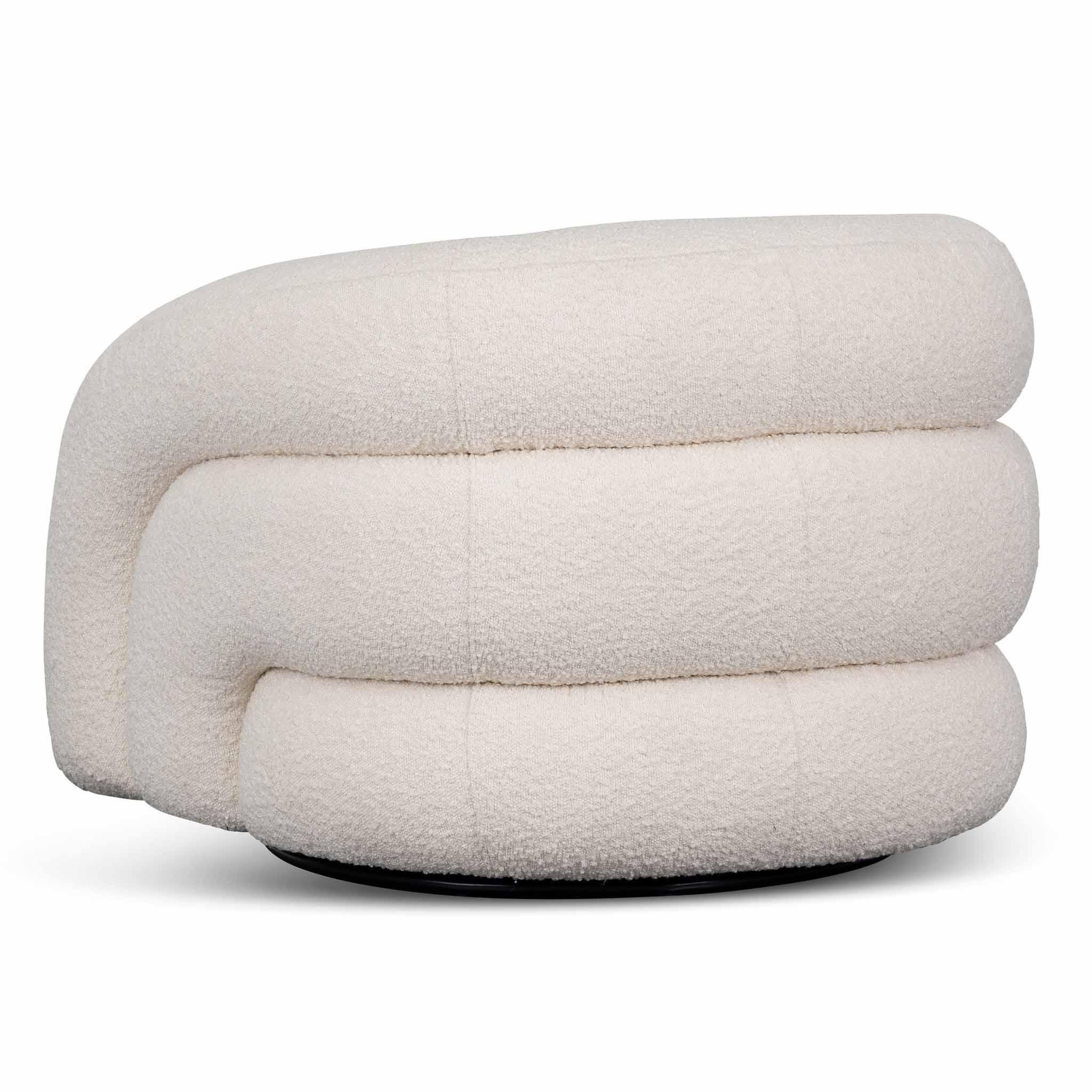 FC Armchair - Ivory White Boucle