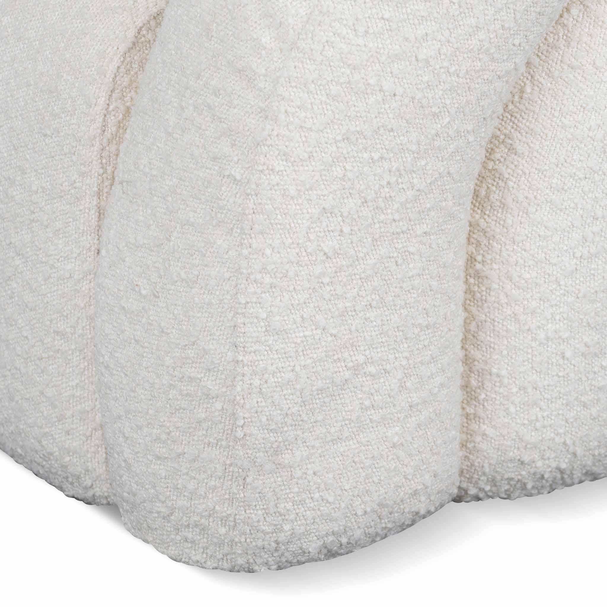 FC Armchair - Ivory White Boucle