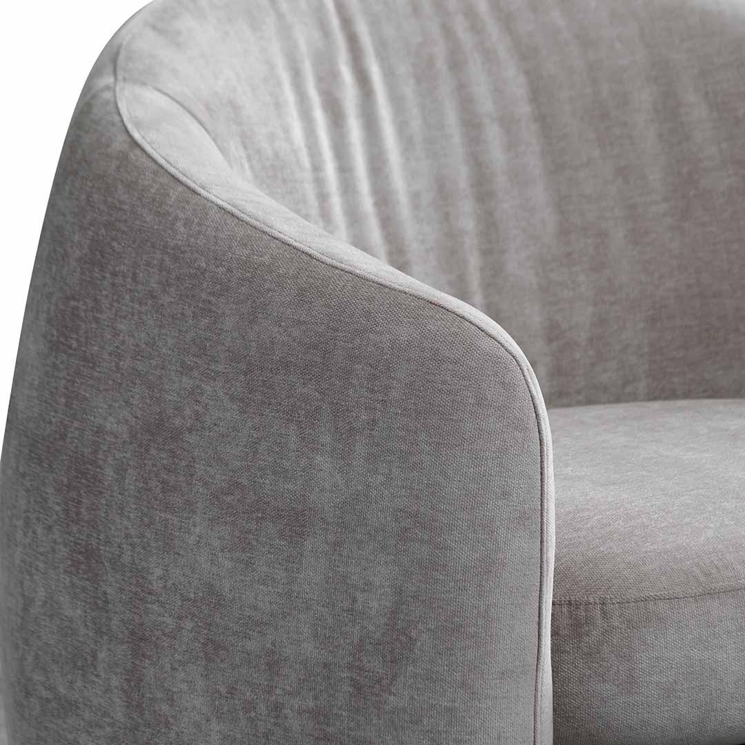 FC Fabric Armchair - Platinum Grey
