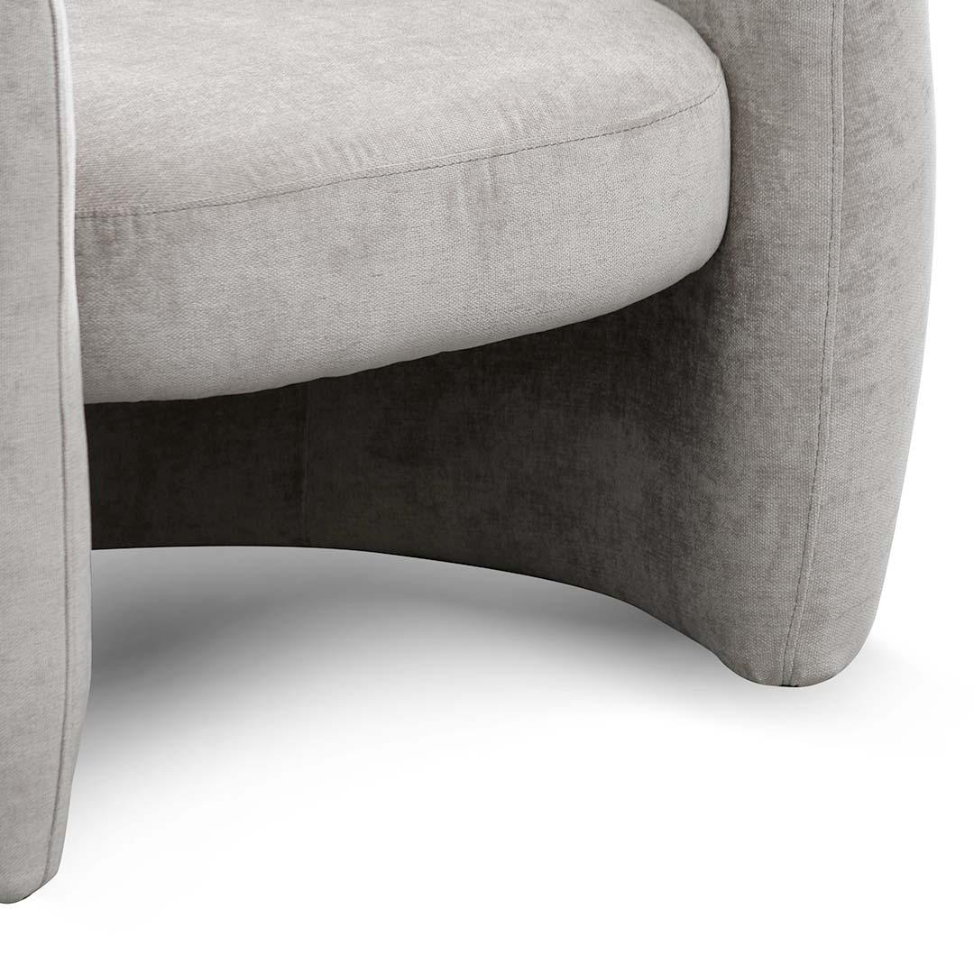 FC Fabric Armchair - Platinum Grey