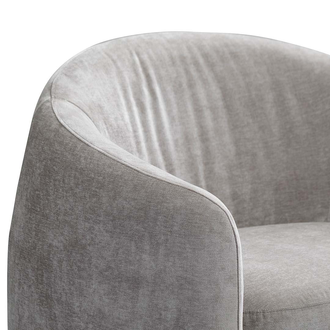 FC Fabric Armchair - Platinum Grey