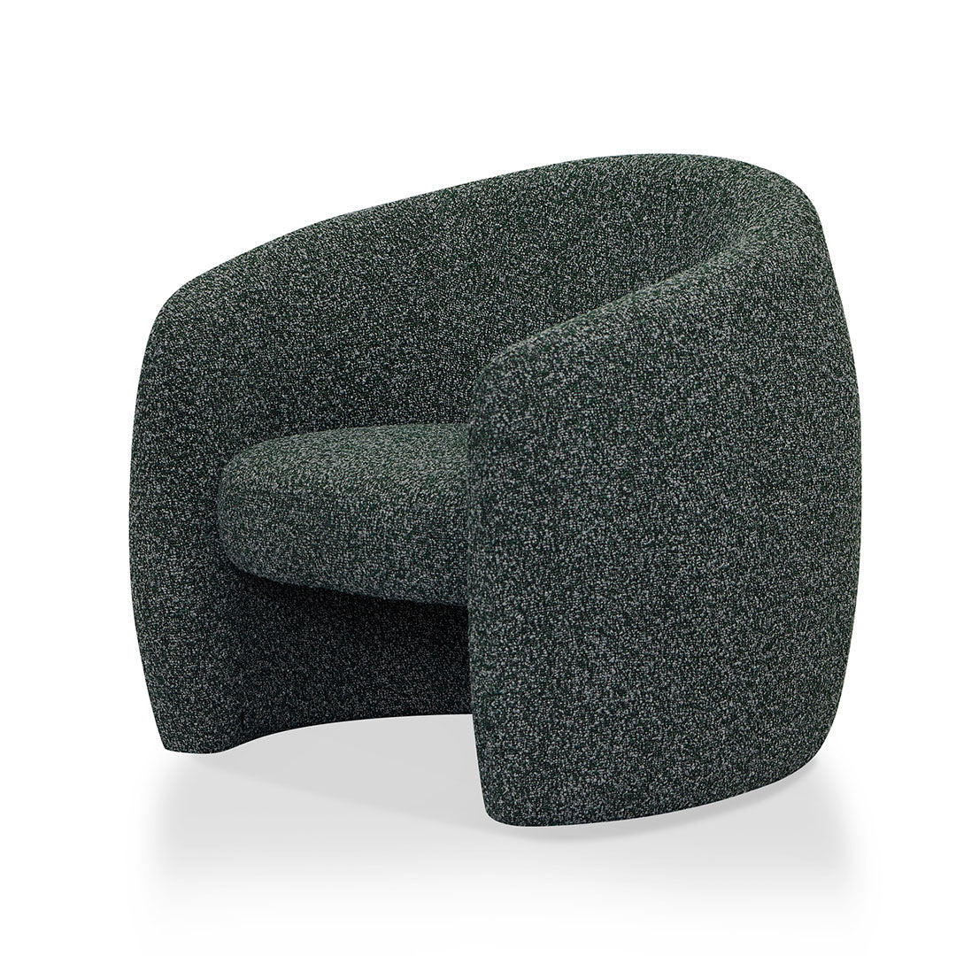 FC Fabric Armchair - Green Boucle