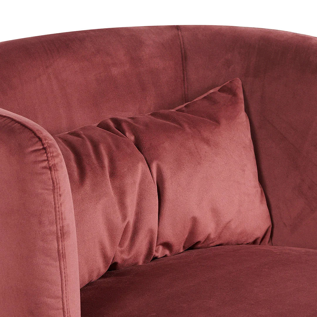FC Fabric Armchair - Elegant Plum