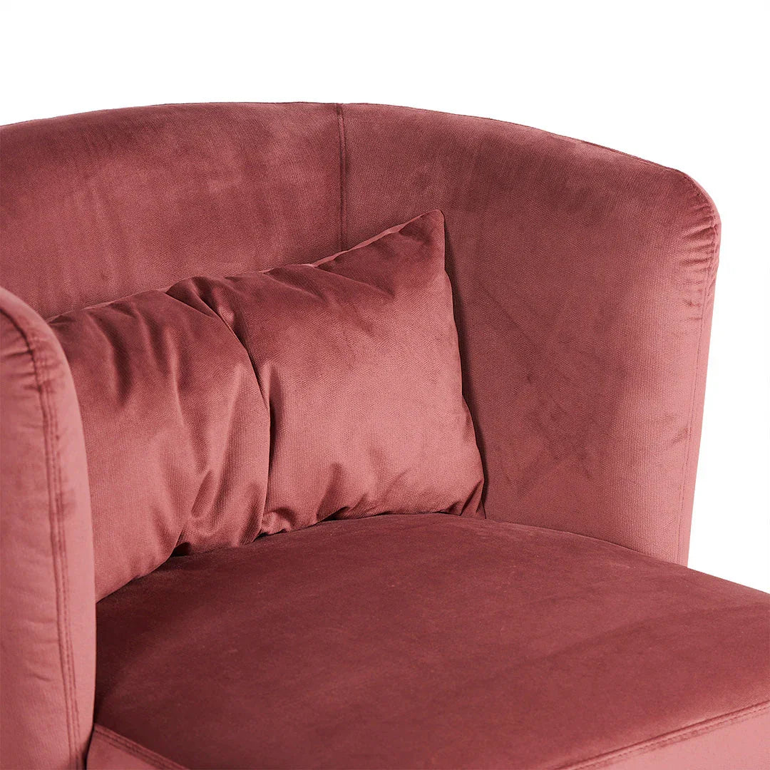 FC Fabric Armchair - Elegant Plum