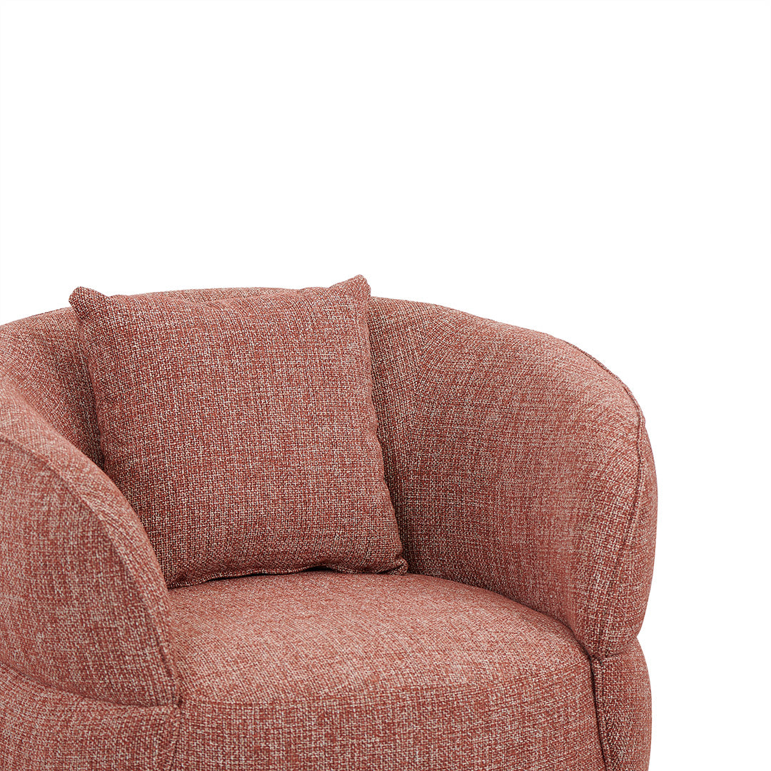 FC Armchair - Moss Rust Orange