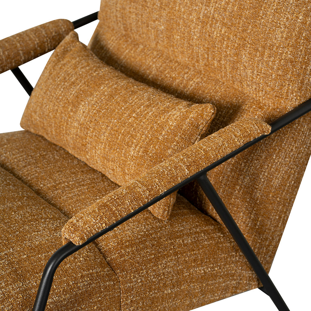 FC Fabric Armchair - Ginger Brown