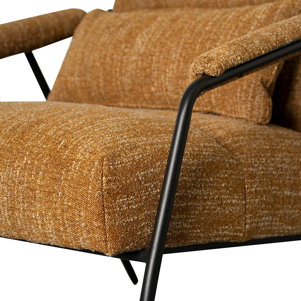 FC Fabric Armchair - Ginger Brown
