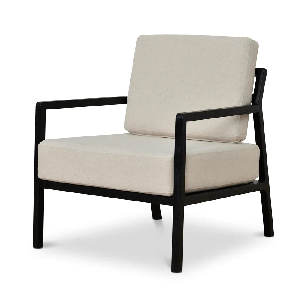FC Black Elm Armchair - Light Beige