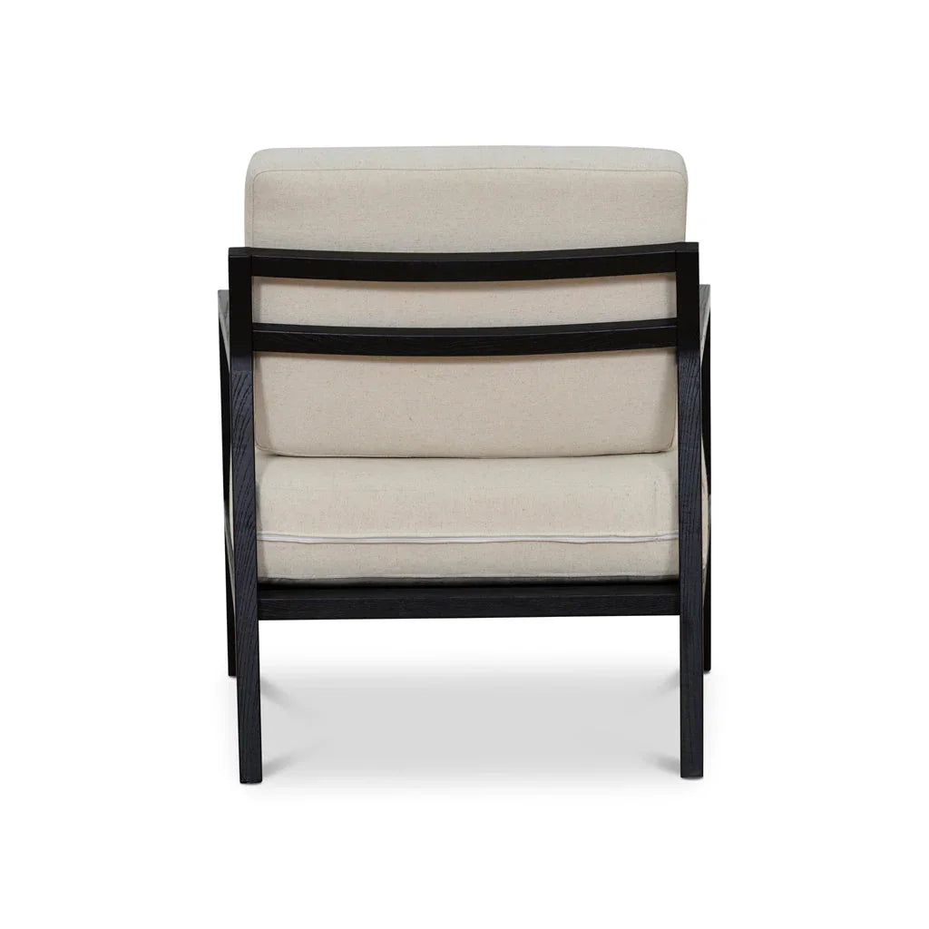 FC Black Elm Armchair - Light Beige