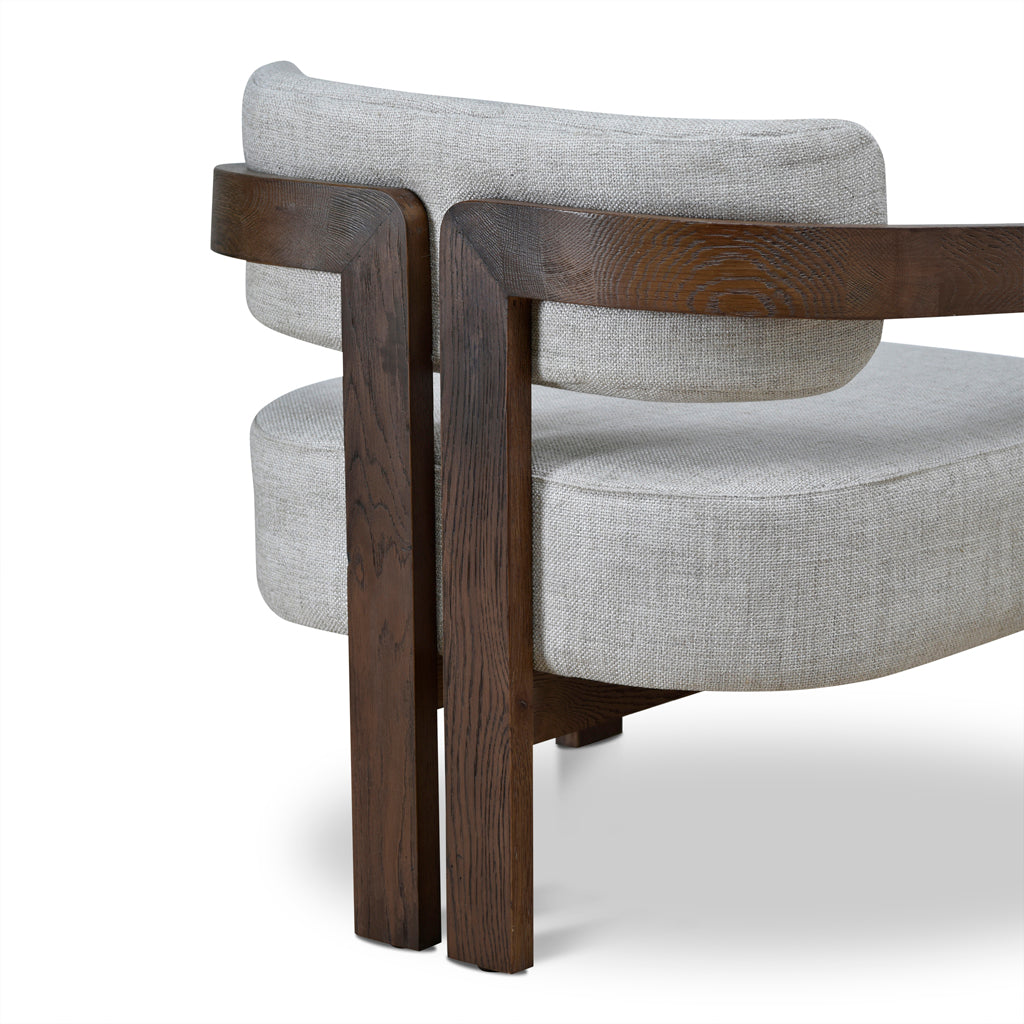 FC Walnut Armchair - Linen