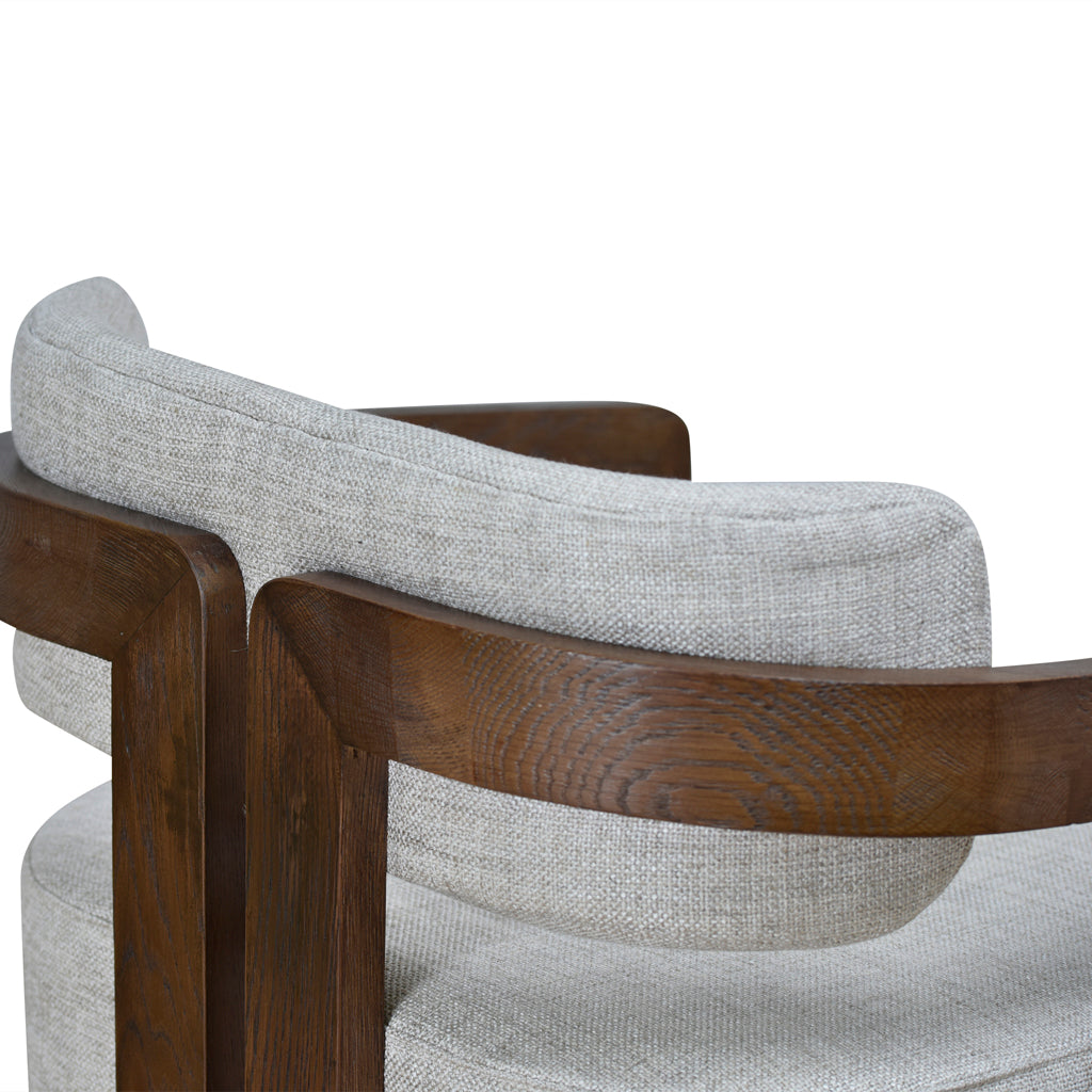 FC Walnut Armchair - Linen