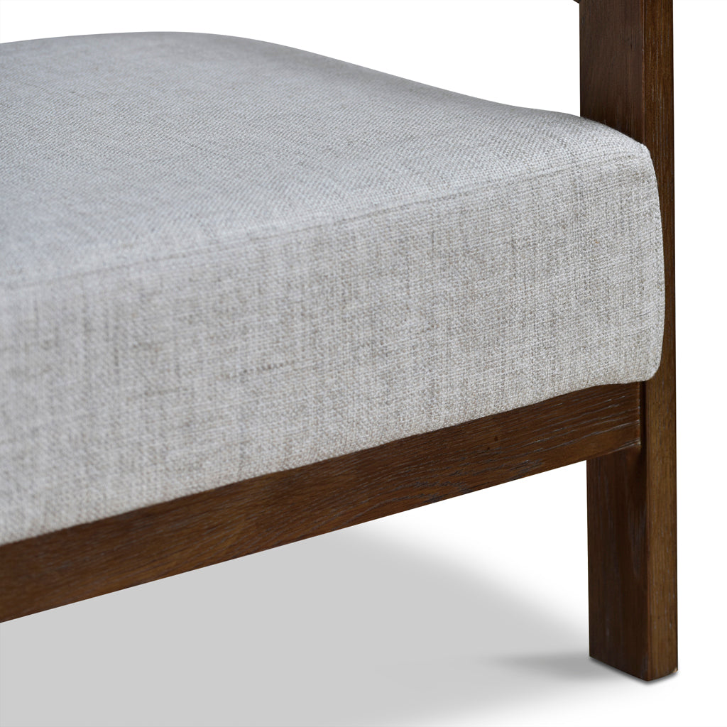 FC Walnut Armchair - Linen