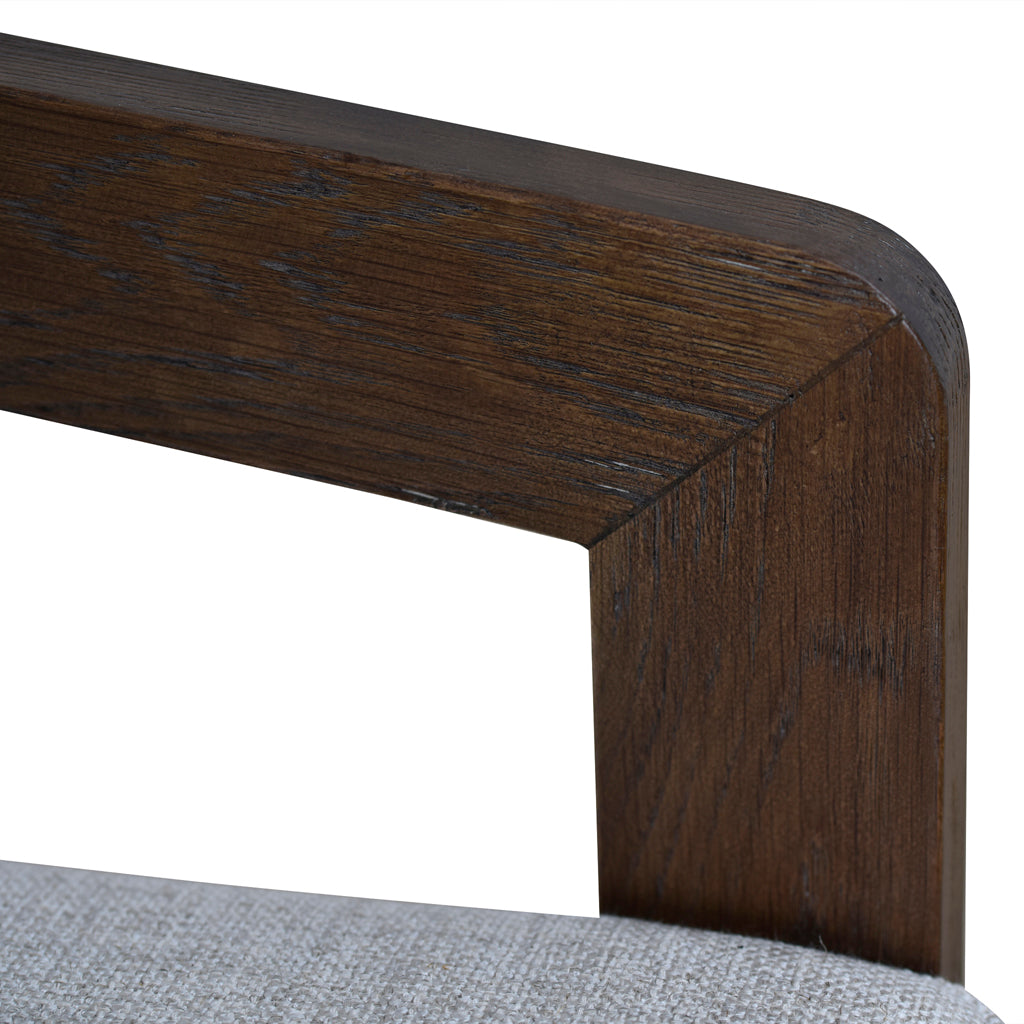 FC Walnut Armchair - Linen