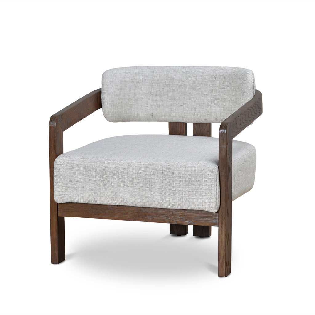 FC Walnut Armchair - Linen