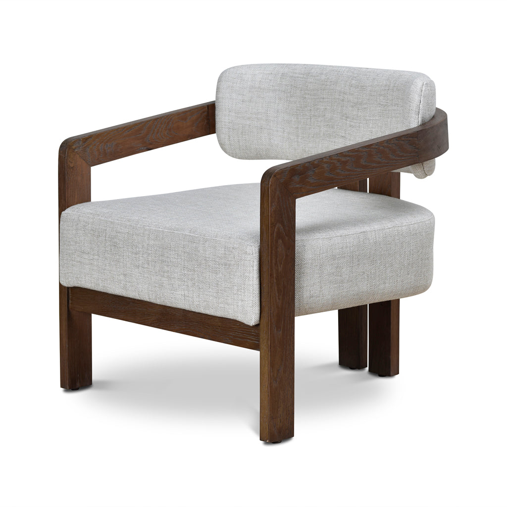 FC Walnut Armchair - Linen