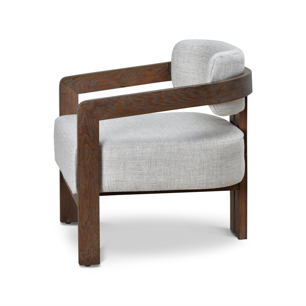 FC Walnut Armchair - Linen