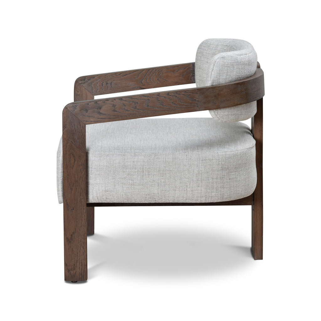 FC Walnut Armchair - Linen