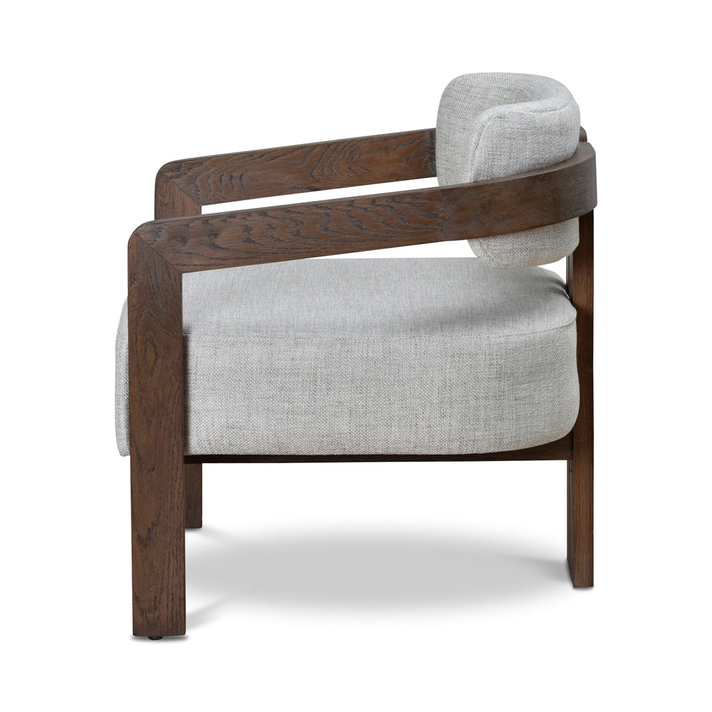 FC Walnut Armchair - Linen