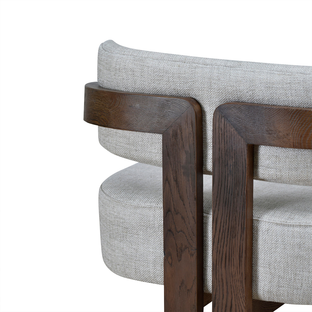 FC Walnut Armchair - Linen