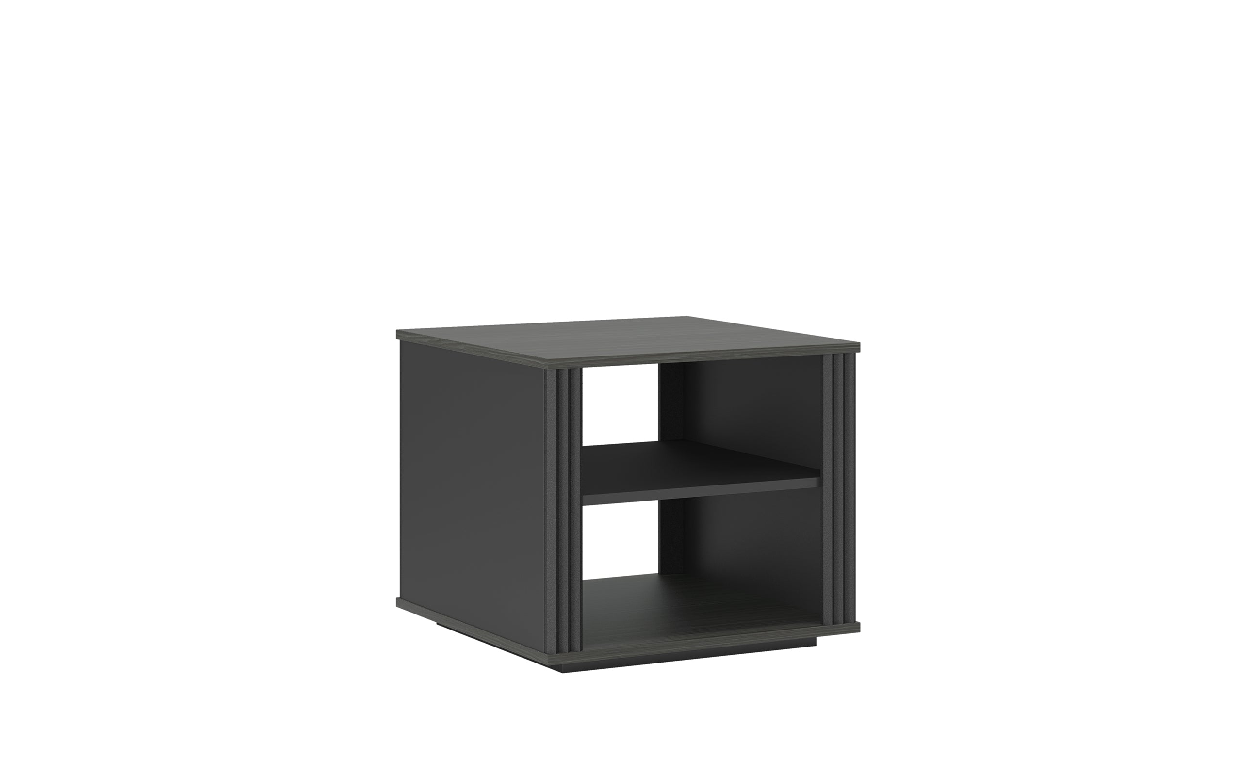 Wrestler End Table 55cm – Wooden Grain Finish