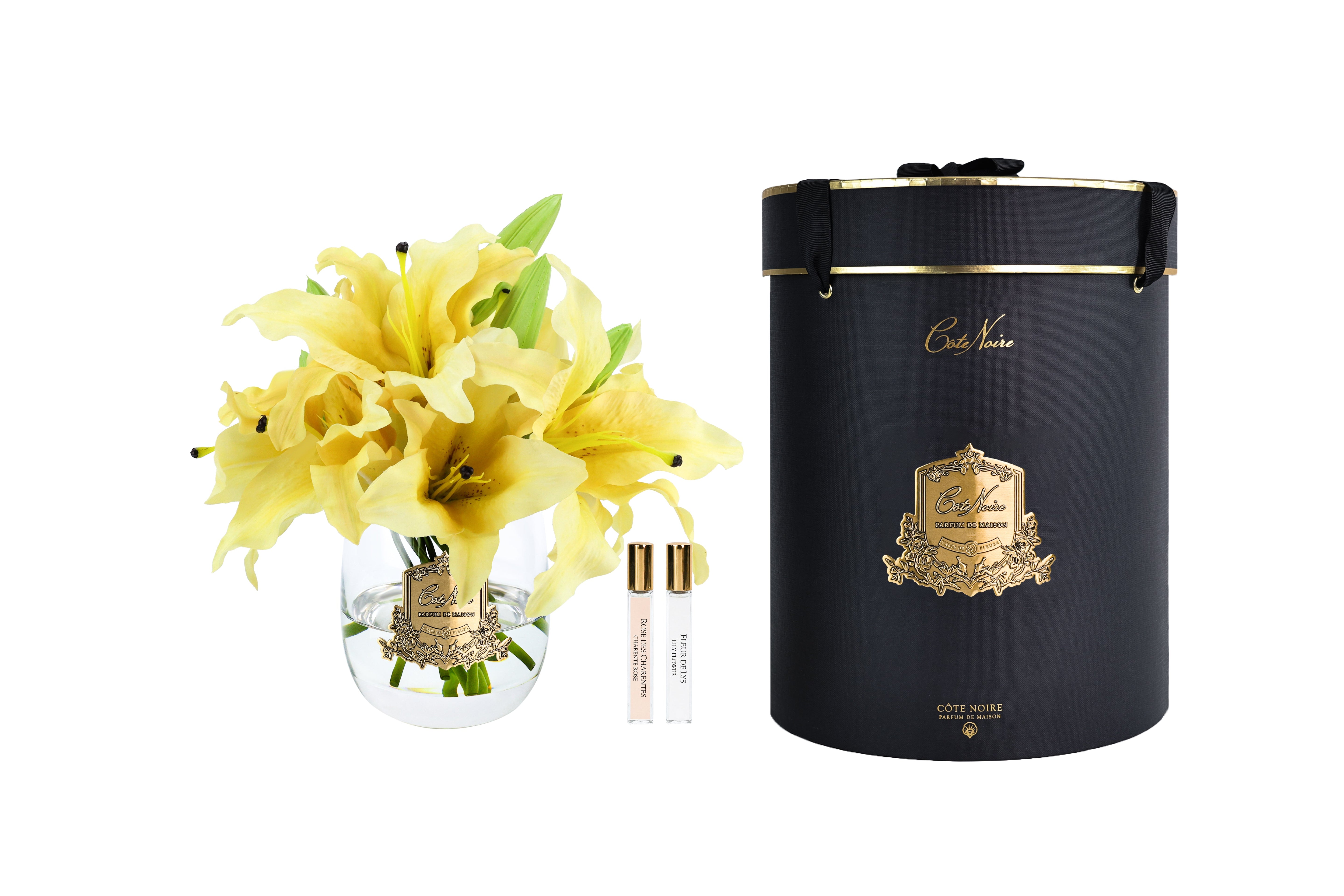 NEW Cote Noire - Heritage Lily Bouquet - Yellow -LIL08