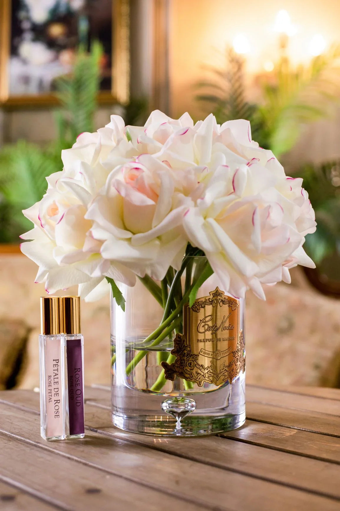Cote Noire-Luxury Grand Bouquet - Gold badge - Pink Plush - Pink box