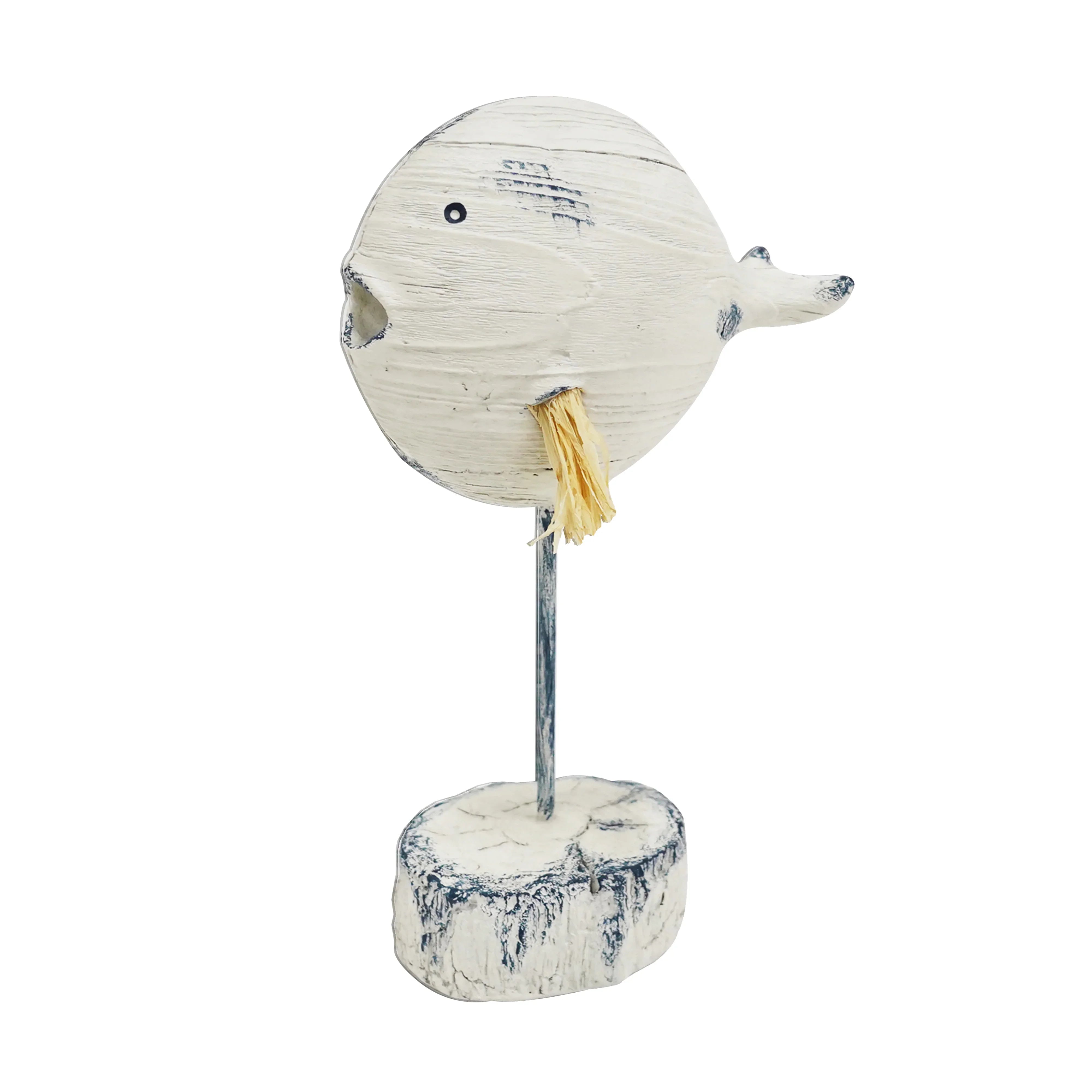 Wenzel Resin Pufferfish On Stand Sml W18 X D9 X H30cm