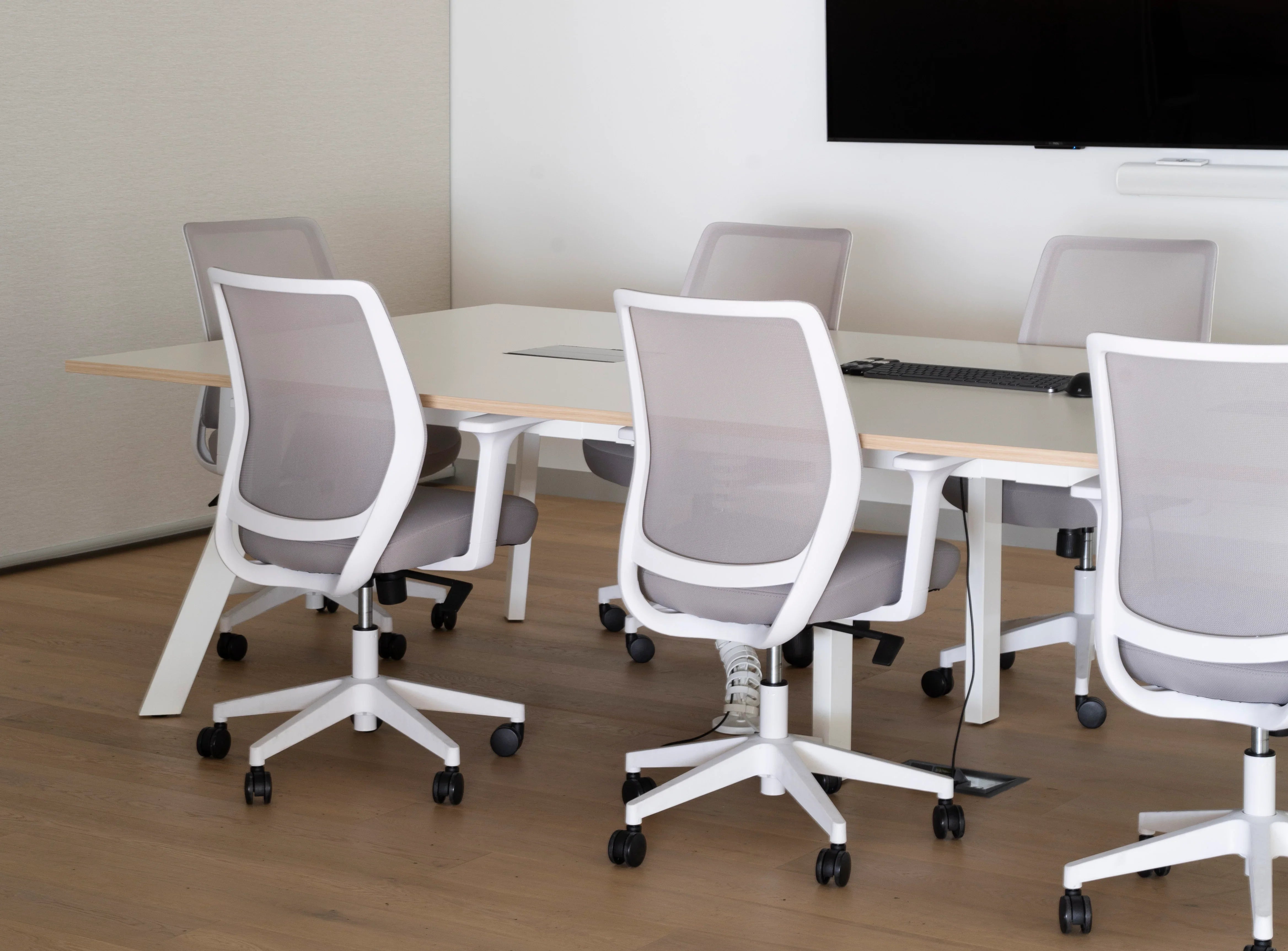 Artiss Office Mesh Chair Grey & white (Melbourne Only)