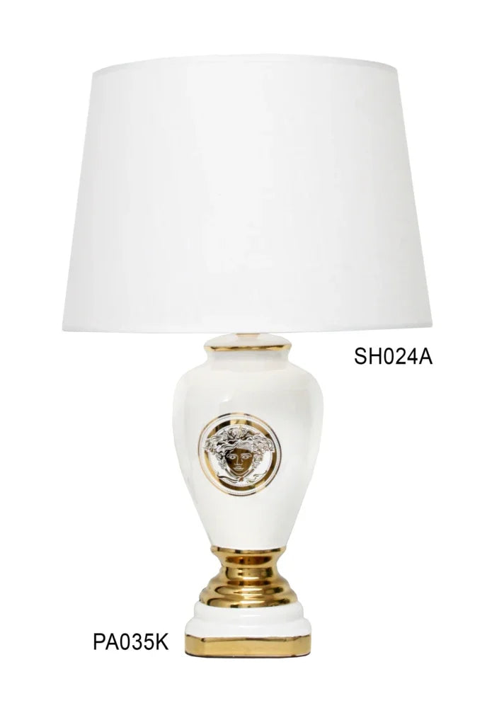 Tablelamp-Medusa-White 55cm
