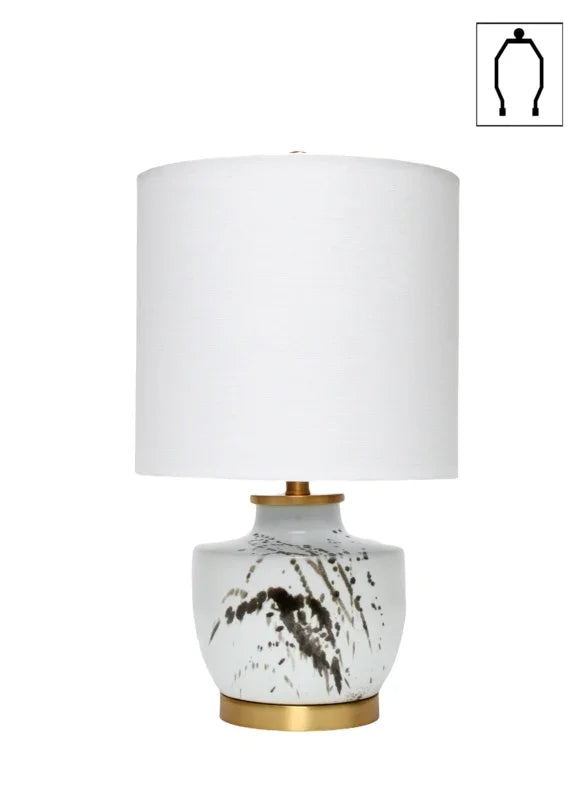 Table lamp-Tigress W/Shade-Ivory(58cm)H