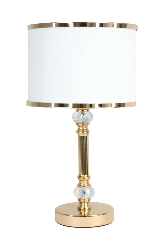 Table lamp-Gold W/Shade 52cm