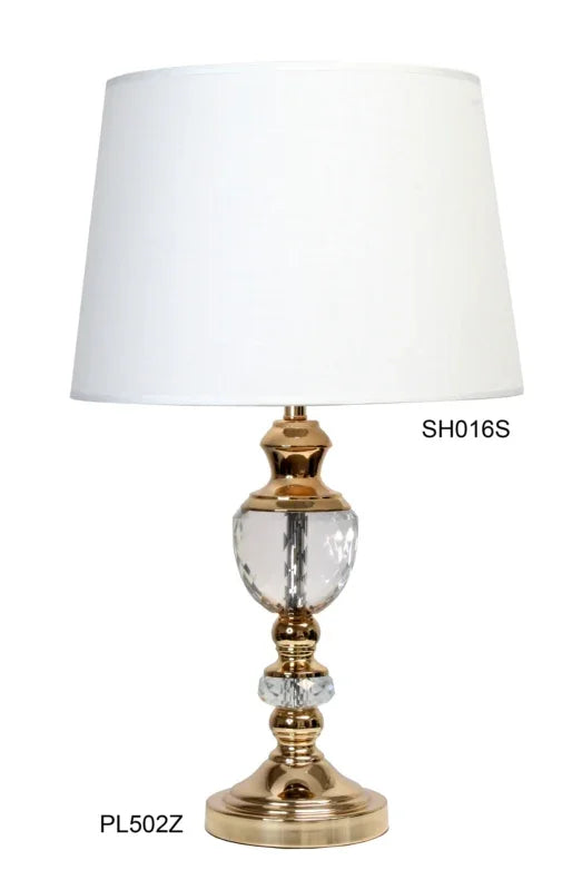 Lamp-Crystal-Rd Gold Pl502Q-G