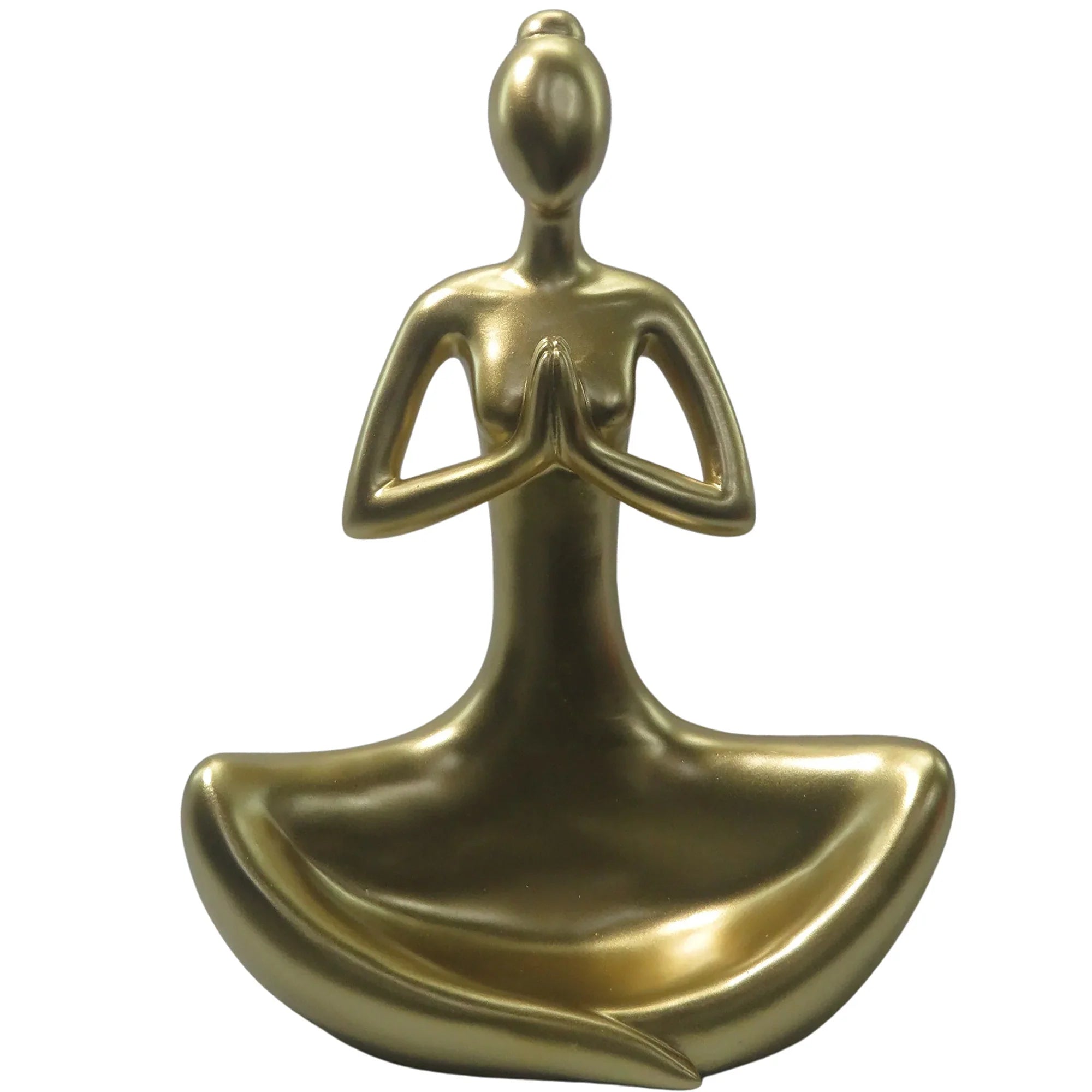 Large Yoga Lady 24x32xGold