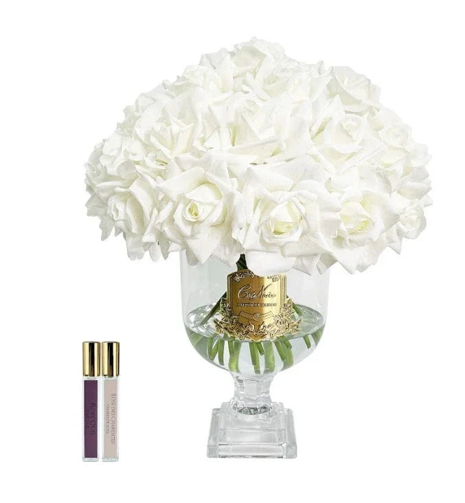 Cote Noire-Versaillers Rose Bouquet - Gold & Ivory White