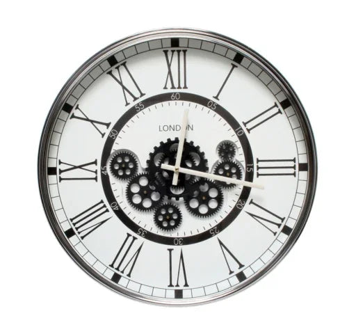 Clock-Gear-London-White 54cm
