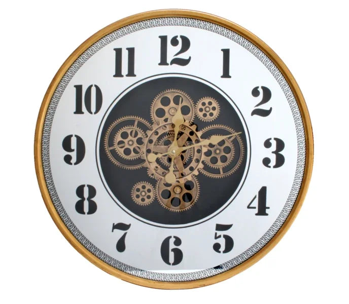 Clock-Gear Mirror- Gold 59cm