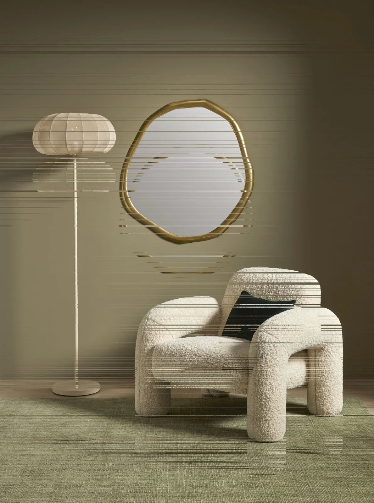 Amalfi Mia Armchair Off White 90.5x81x75cm