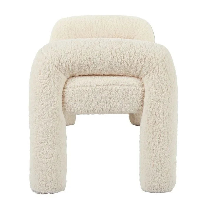Amalfi Mia Bench Off White 150x53.5x55.5cm