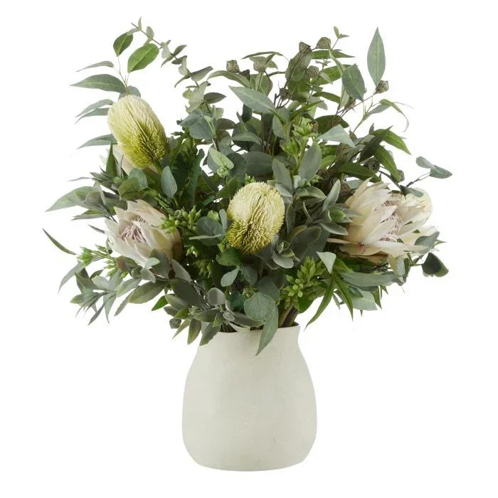 Rogue Australis Protea Eucalyptus Mix-Malia Pot Green 78x78x79cm