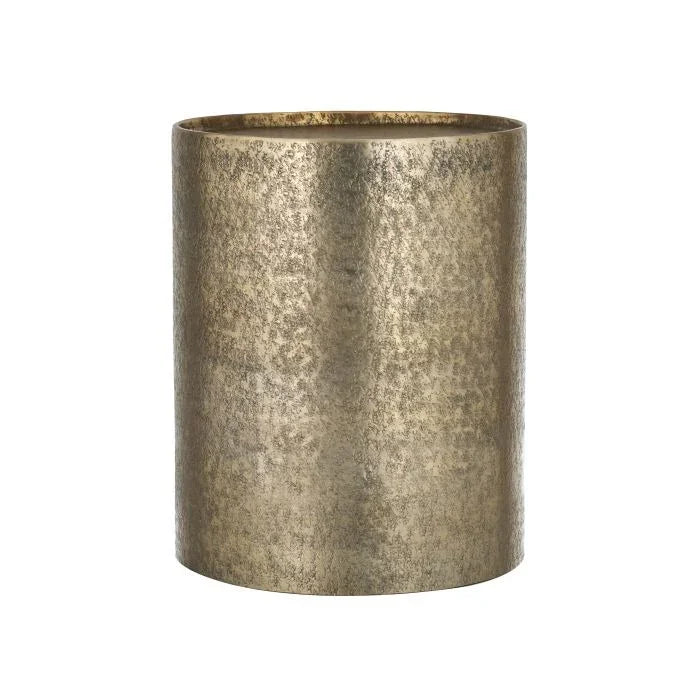 Amalfi Mesima Side Table Antique Gold 38x38x47cm