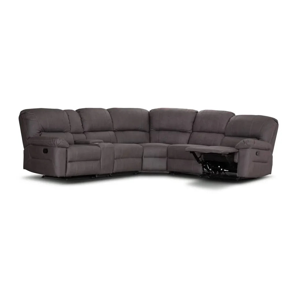 FC Sydney Fabric Modular Corner Recliner Sofa Lounge Coffee W317 x D286 x H103 CM