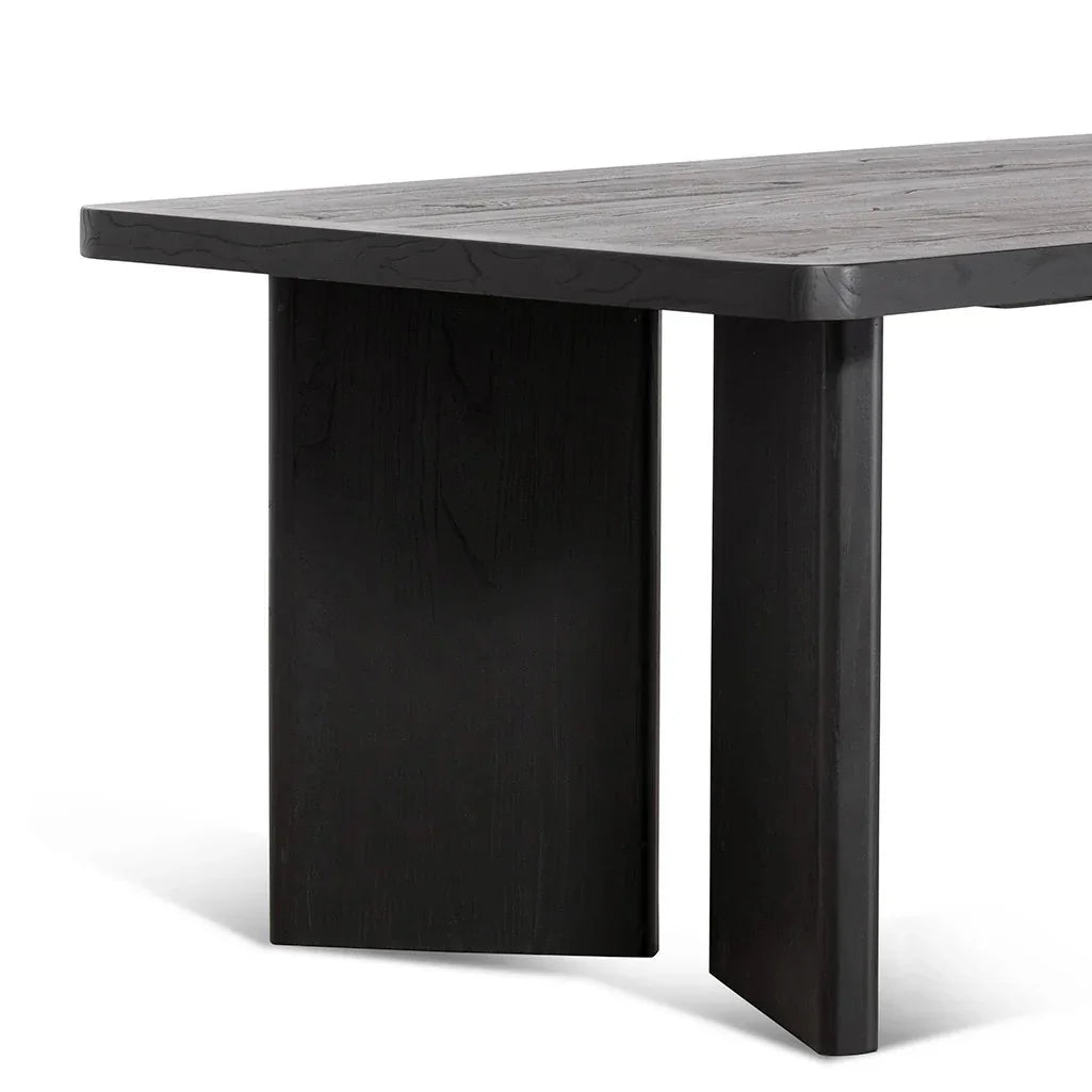 Elm Dining Table - Full Black 2.4m