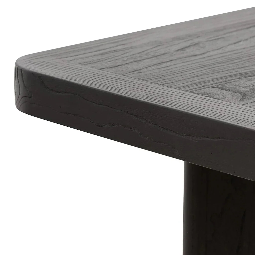 Elm Dining Table - Full Black 2.4m