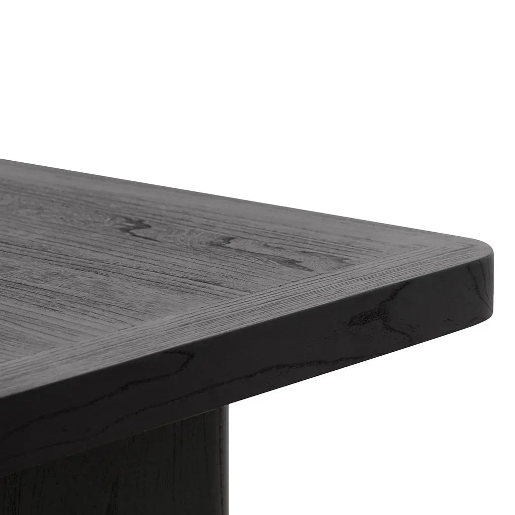Elm Dining Table - Full Black 2.4m