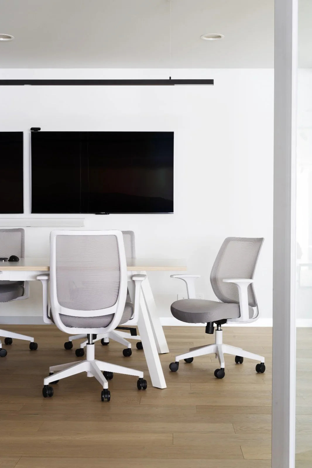 Artiss Office Mesh Chair Grey & white (Melbourne Only)