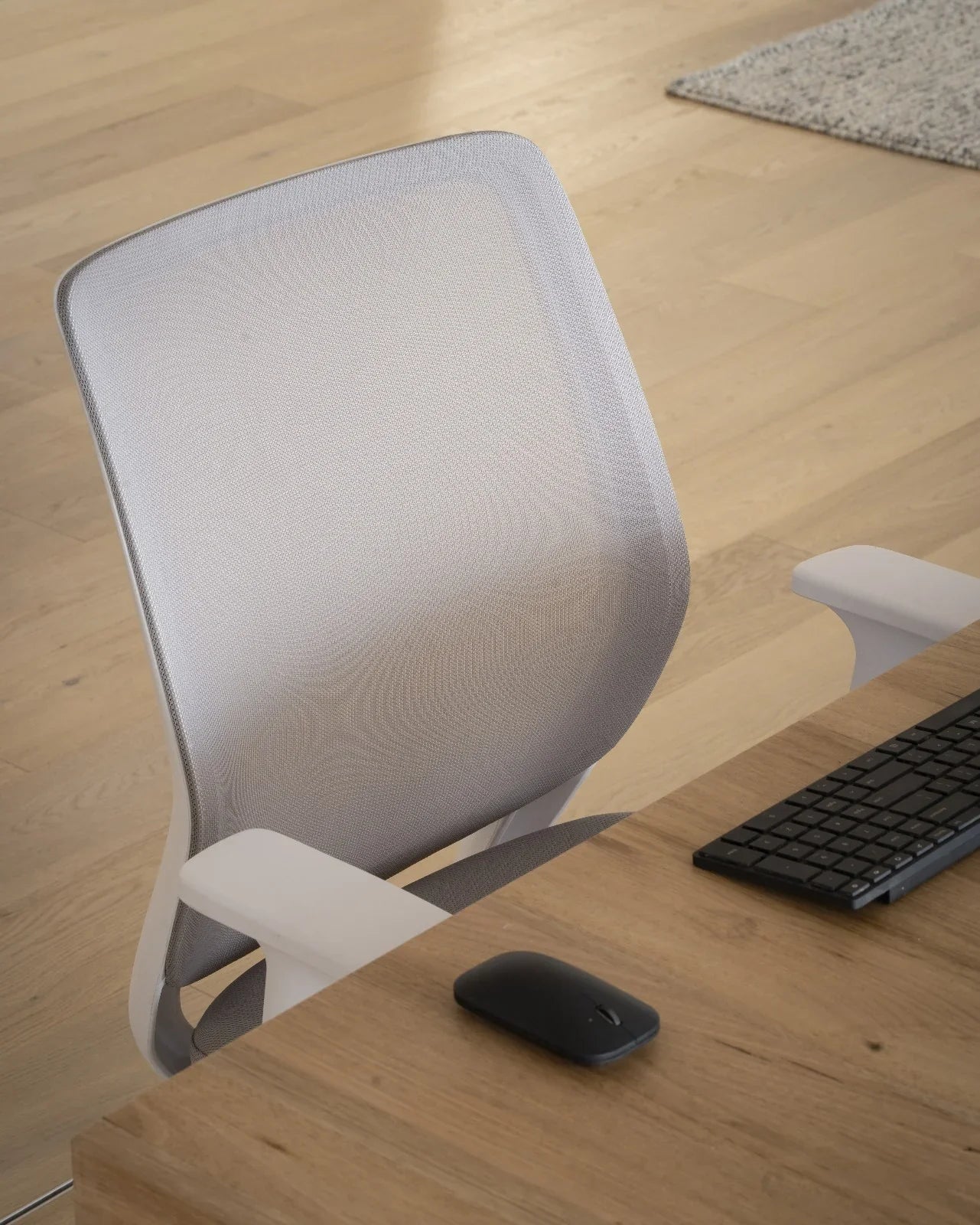 Artiss Office Mesh Chair Grey & white (Melbourne Only)