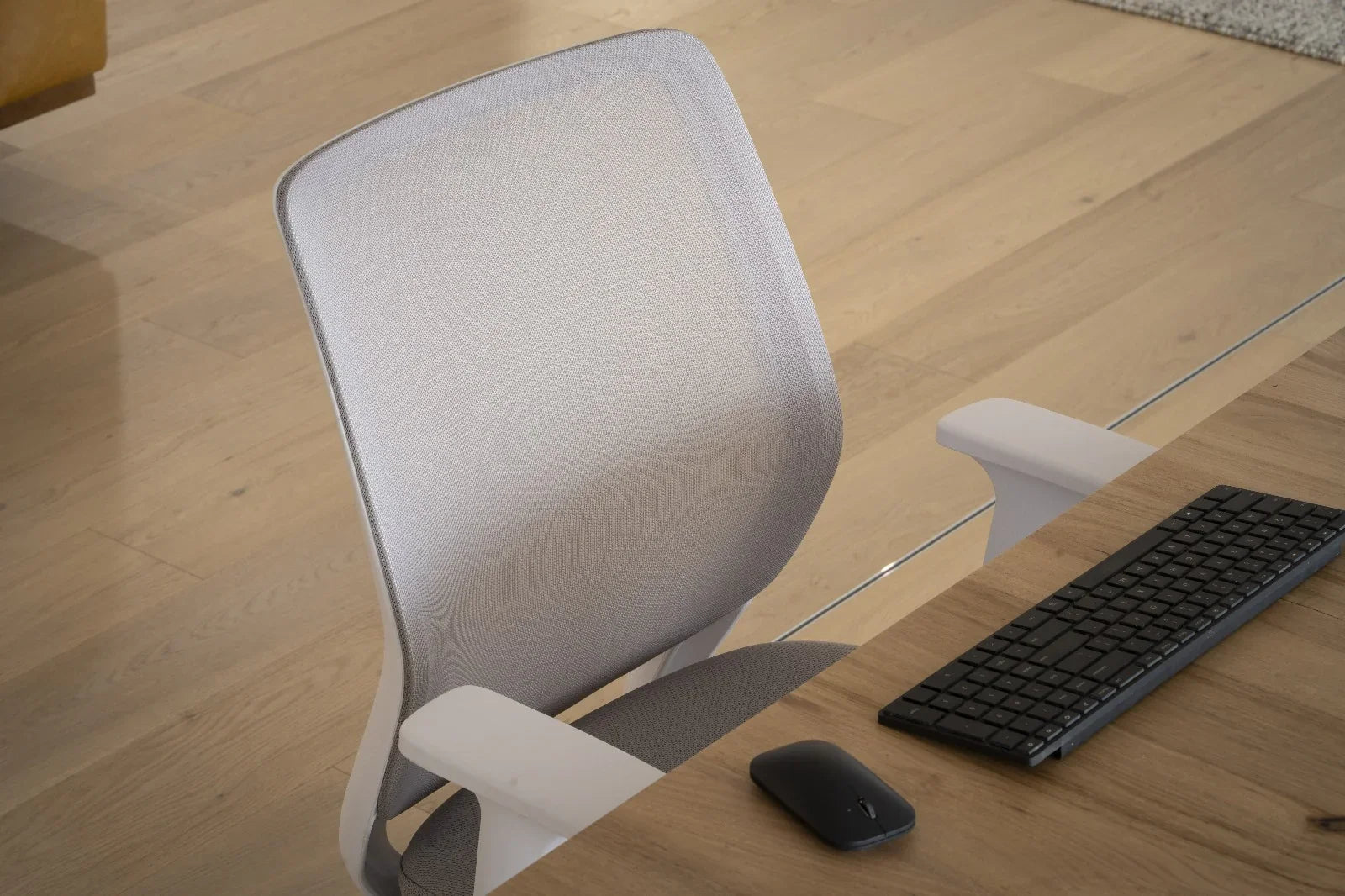 Artiss Office Mesh Chair Grey & white (Melbourne Only)