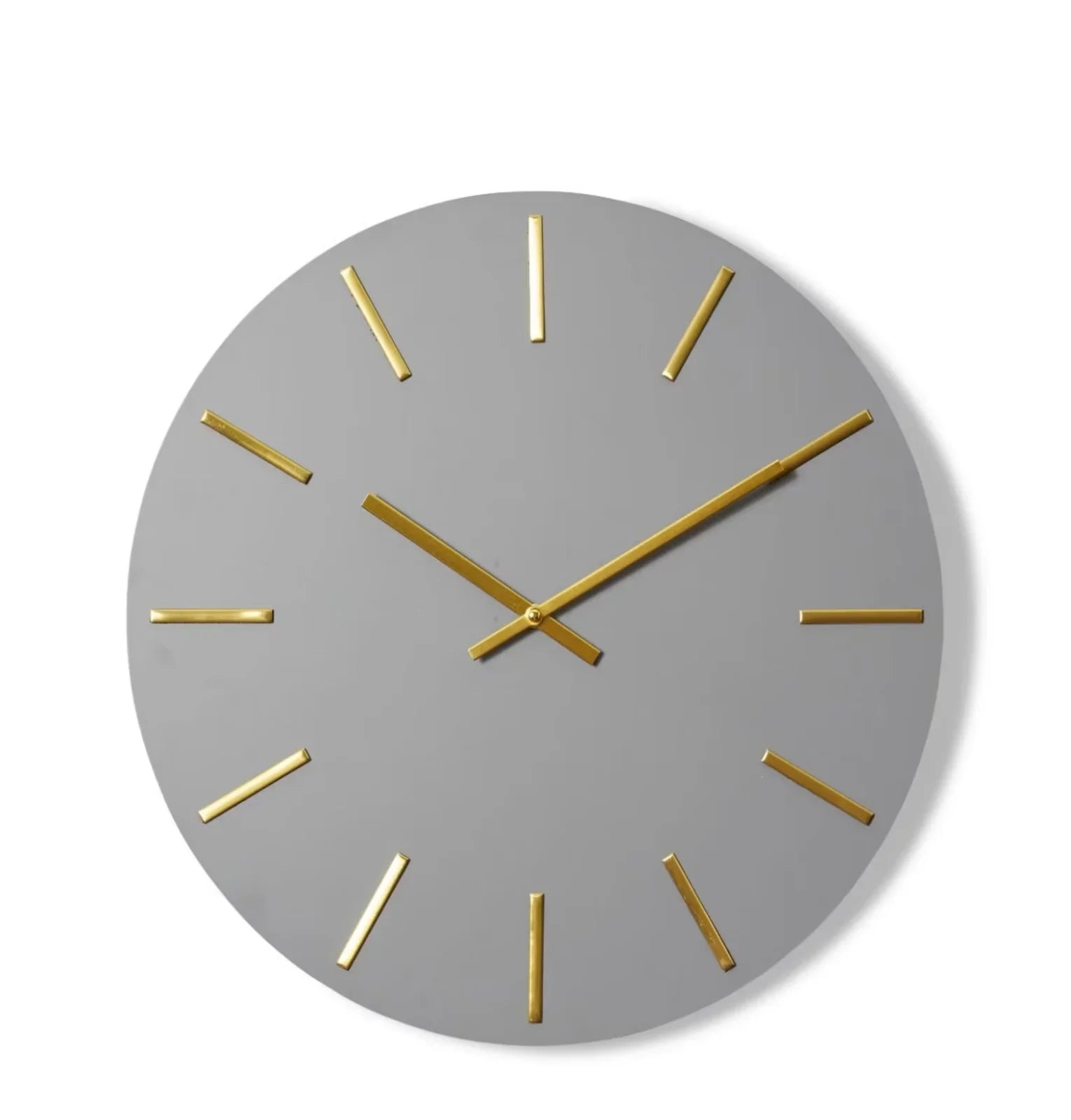 Maddo x Wall Clock Grey/Gold 50 x 4 x 50cm