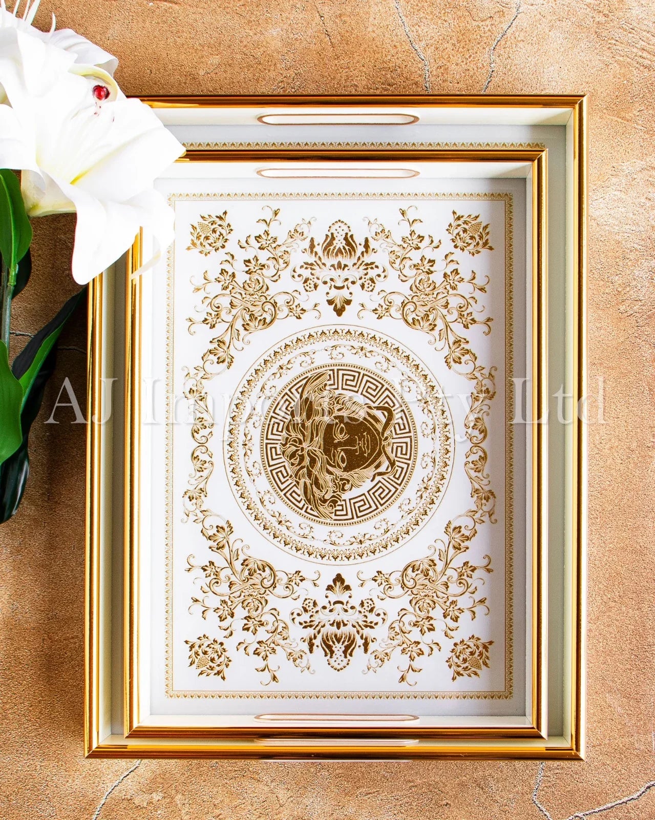 Athena Set/2 Decor Trays